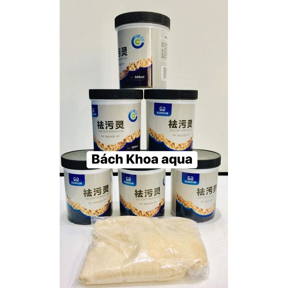 Purigen Sunsun Decontamination khử màu nước hiệu quả( 500ml - 250m)